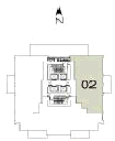 Pinnacle Marina Tower Suite 02 floor plan, floor 31, three bedroom plus den, 1,999 square feet