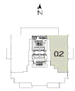 Pinnacle Marina Tower Suite 02 floor plan, floor 32, three bedroom plus den, 2,001 square feet