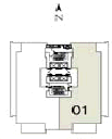 Pinnacle Marina Tower Suite 01 floor plan, floors 33 and 34, three bedroom plus family room, 2,961 square feet